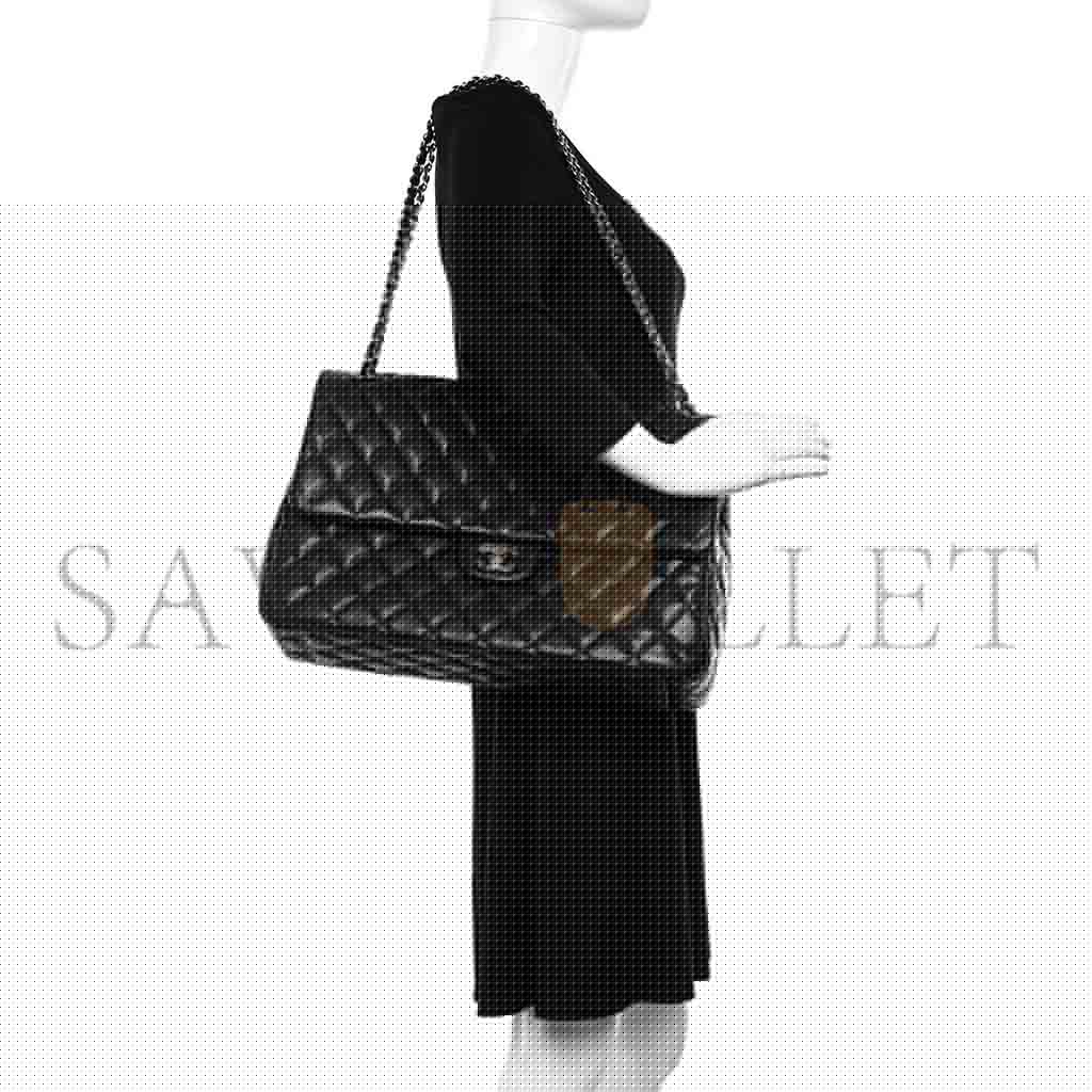 Ch*el master maxi cf40 caviar quilted travel flap bag (40*27*12cm)